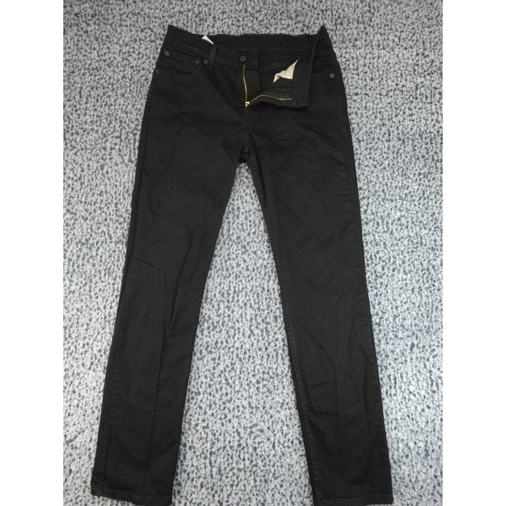 Levis 511 Slim Fit Jeans Mens 32x32 Black Denim Pants 04511-4406